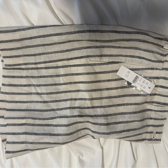 J Crew Linen striped shorts. NWT! - Picture 5 of 5